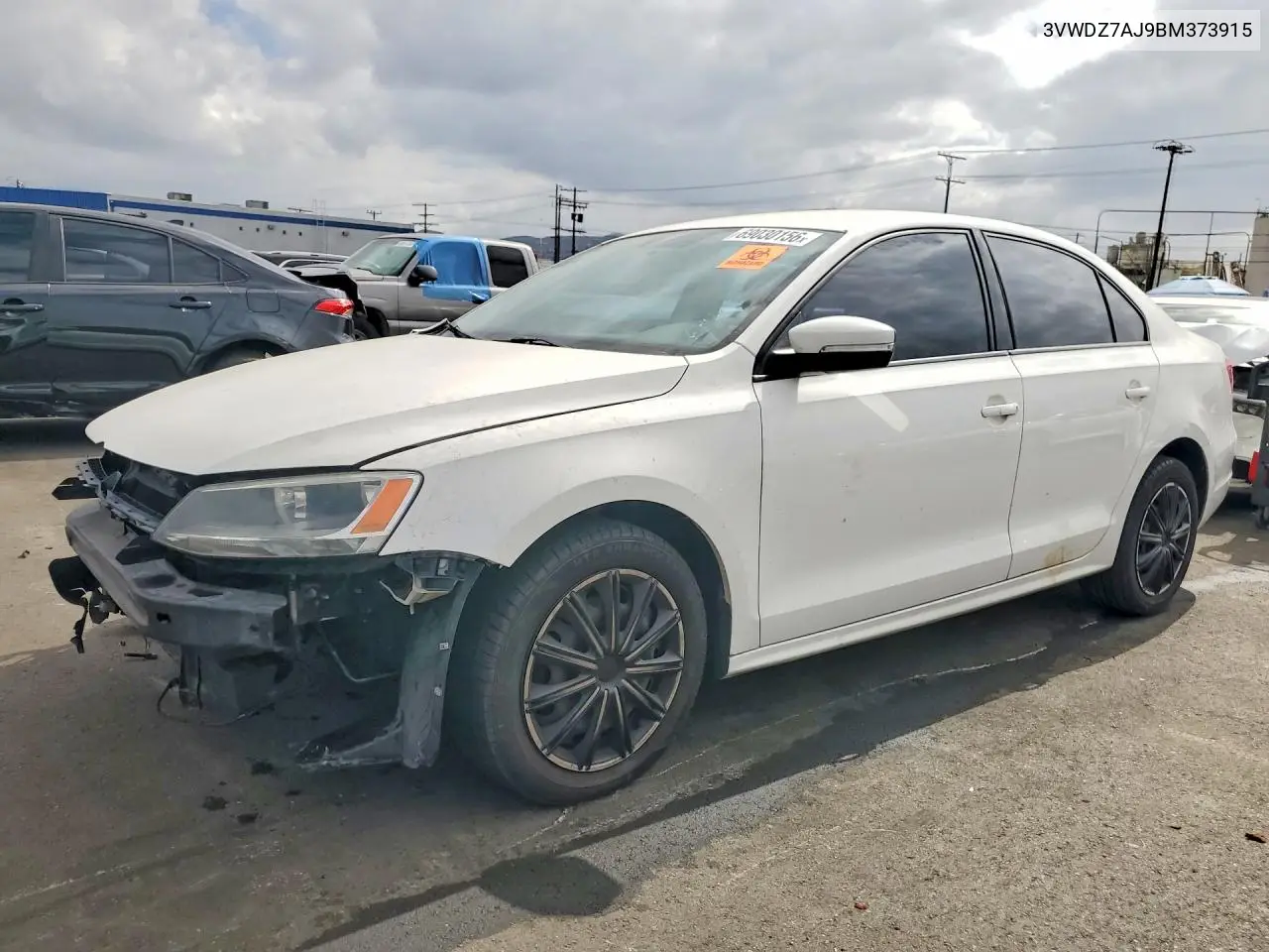 VOLKSWAGEN JETTA 2011, VIN 3VWDZ7AJ9BM373915