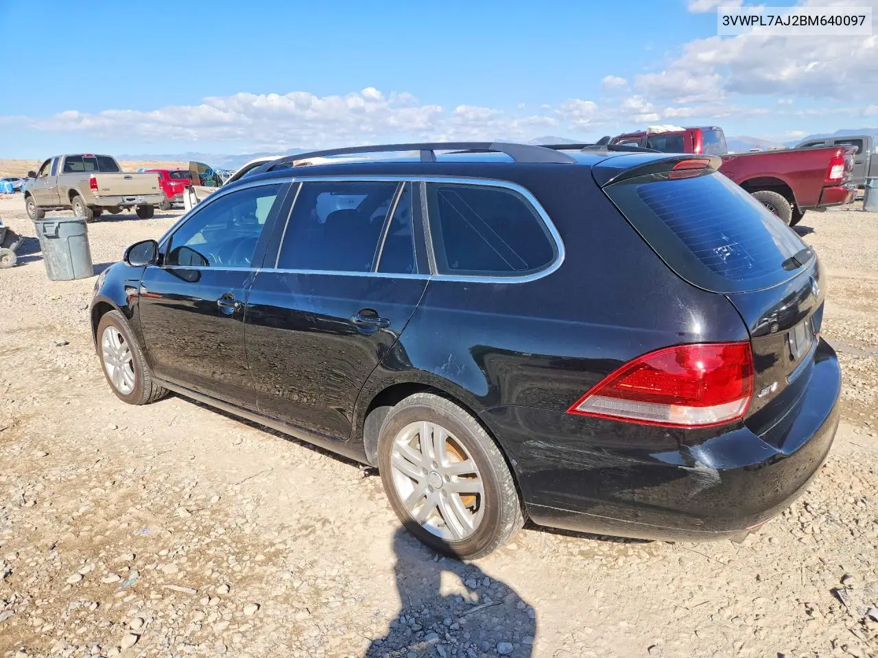 2011 VOLKSWAGEN JETTA VIN 3VWPL7AJ2BM640097 — фото 2