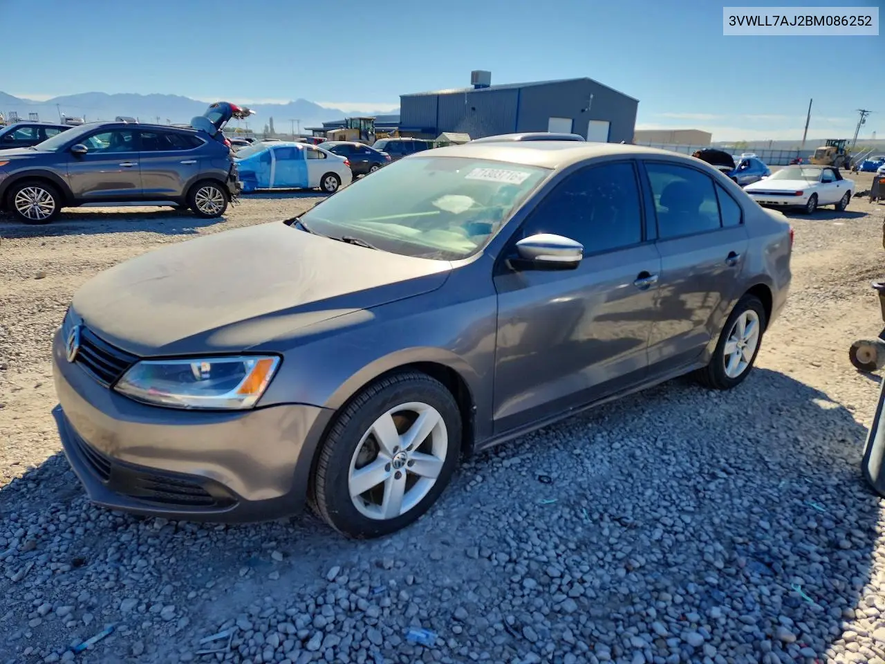 VOLKSWAGEN JETTA 2011, VIN 3VWLL7AJ2BM086252