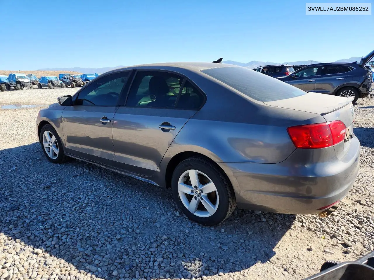2011 VOLKSWAGEN JETTA VIN 3VWLL7AJ2BM086252 — фото 2