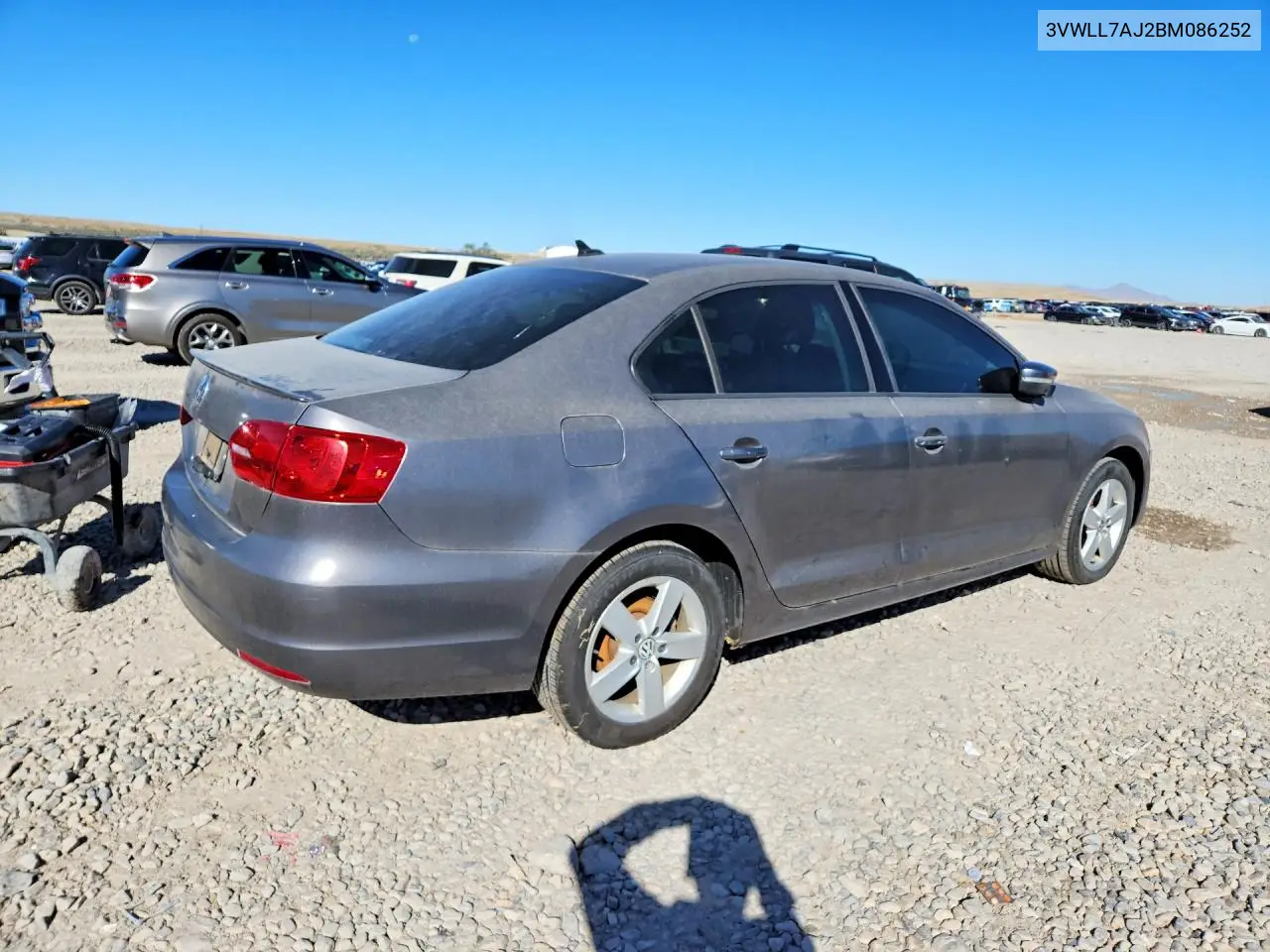 2011 VOLKSWAGEN JETTA VIN 3VWLL7AJ2BM086252 — фото 3