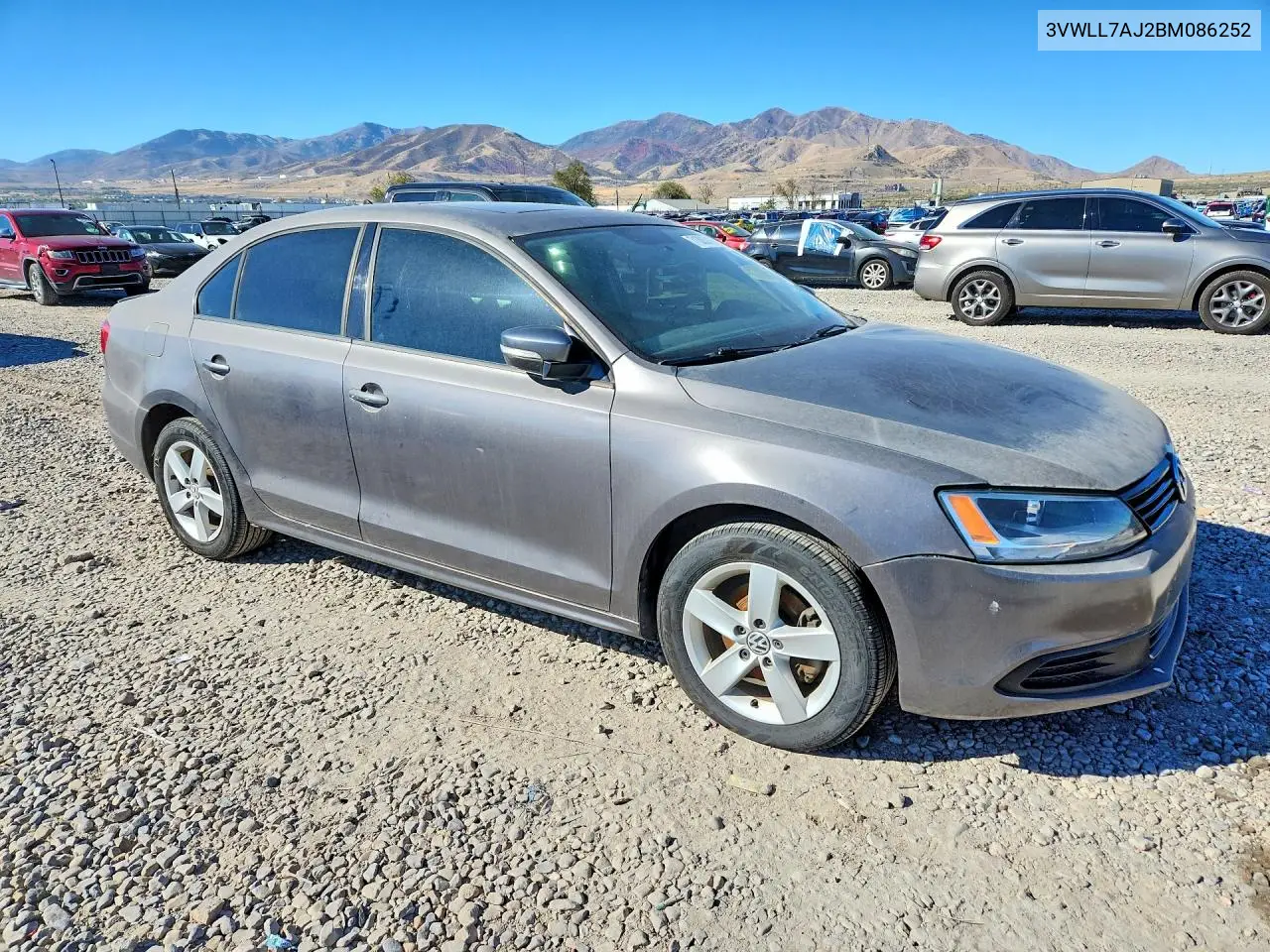 2011 VOLKSWAGEN JETTA VIN 3VWLL7AJ2BM086252 — фото 4