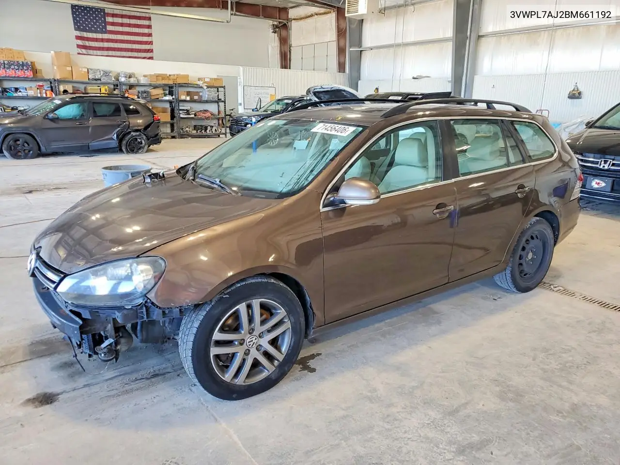 VOLKSWAGEN JETTA 2011, VIN 3VWPL7AJ2BM661192