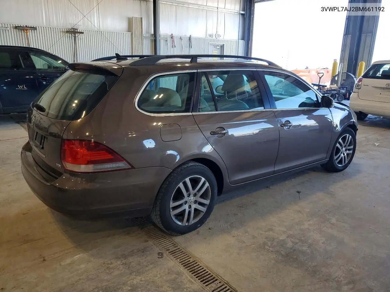 2011 VOLKSWAGEN JETTA VIN 3VWPL7AJ2BM661192 — фото 3