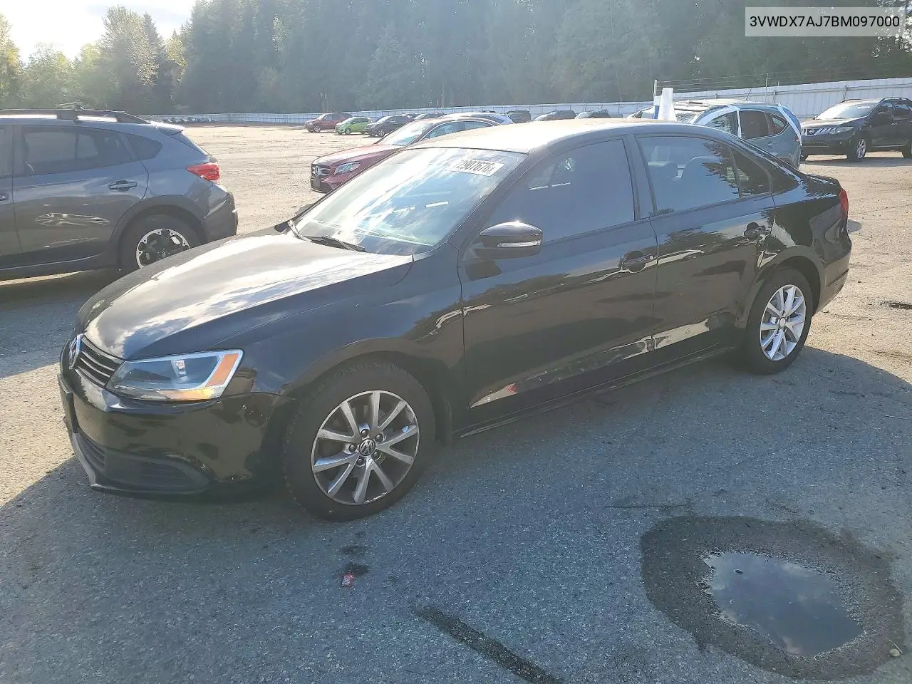 VOLKSWAGEN JETTA 2011, VIN 3VWDX7AJ7BM097000