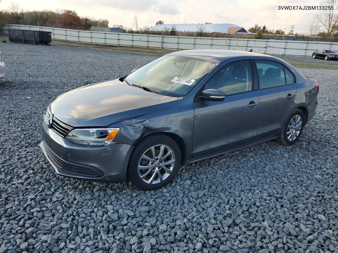 VOLKSWAGEN JETTA 2011, VIN 3VWDX7AJ2BM133255