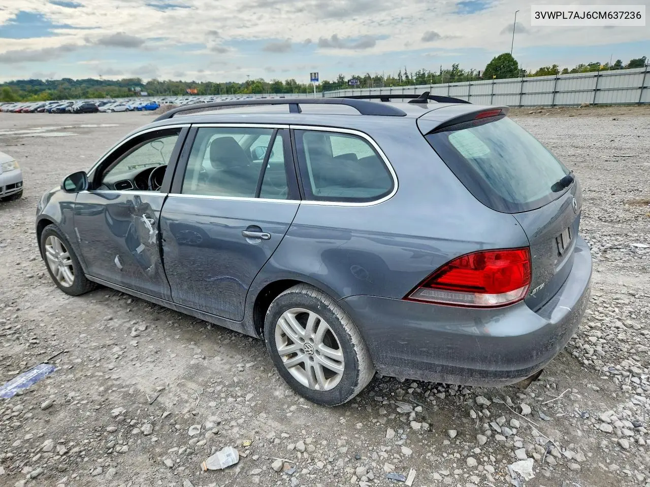 2012 VOLKSWAGEN JETTA VIN 3VWPL7AJ6CM637236 — фото 2