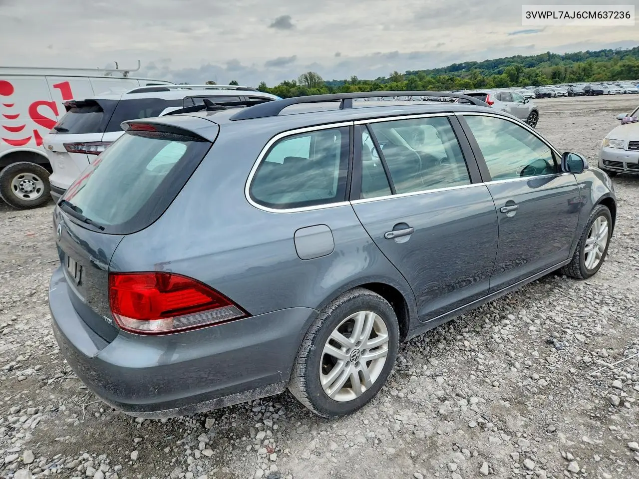 2012 VOLKSWAGEN JETTA VIN 3VWPL7AJ6CM637236 — фото 3