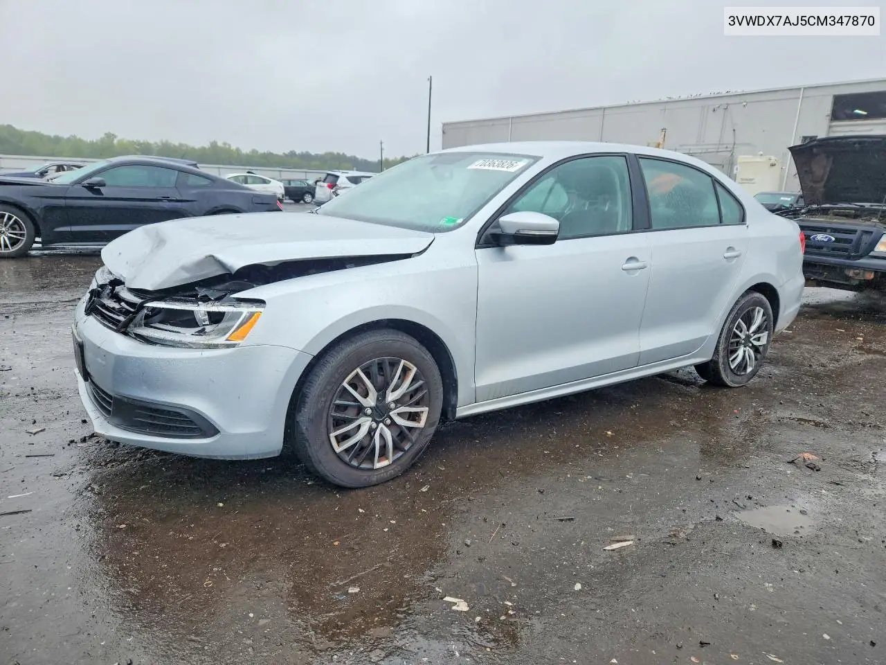 2012 VOLKSWAGEN JETTA VIN 3VWDX7AJ5CM347870 — фото 1