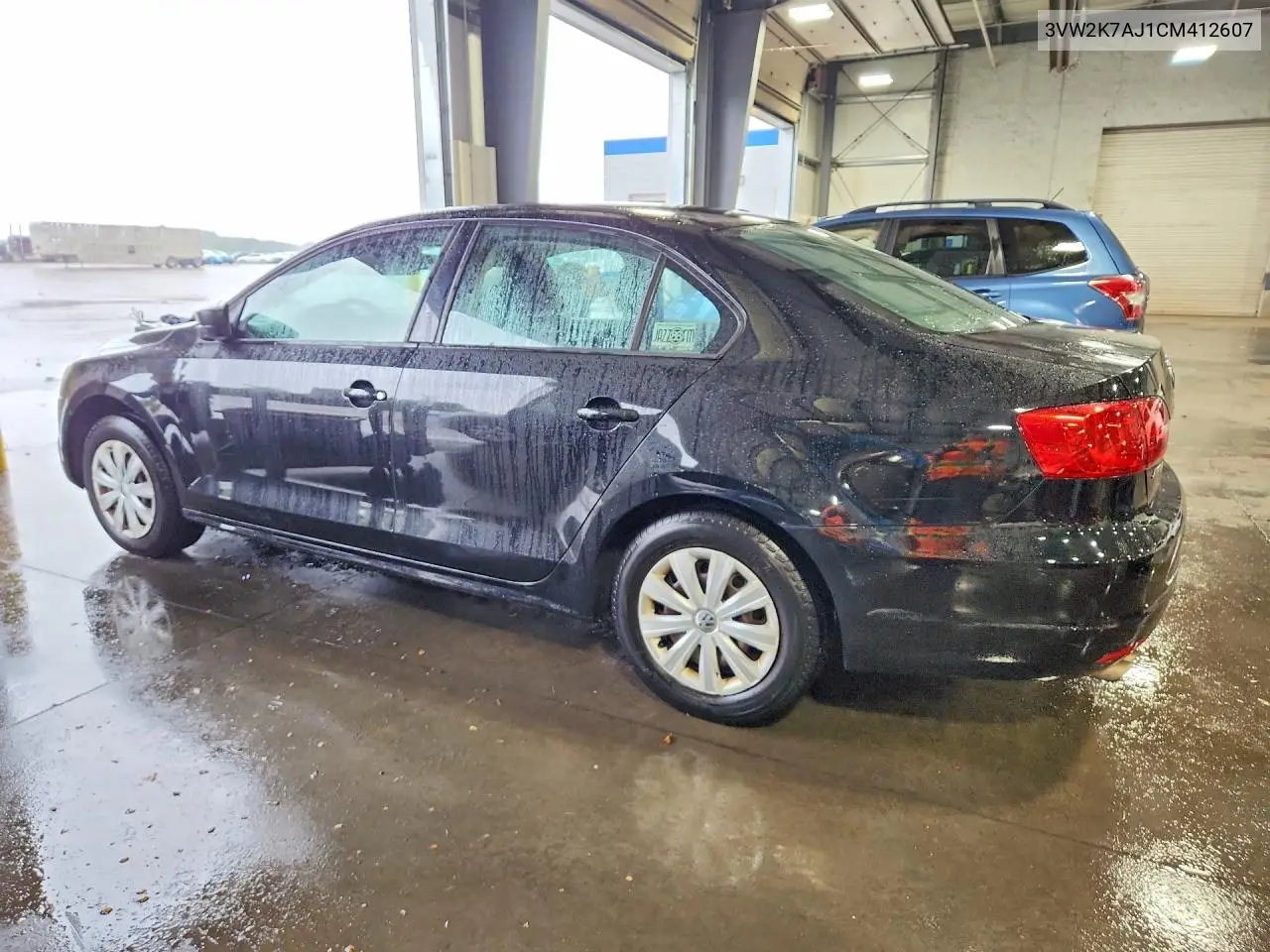 2012 VOLKSWAGEN JETTA VIN 3VW2K7AJ1CM412607 — фото 2