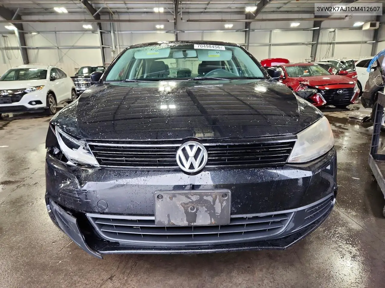 2012 VOLKSWAGEN JETTA VIN 3VW2K7AJ1CM412607 — фото 5