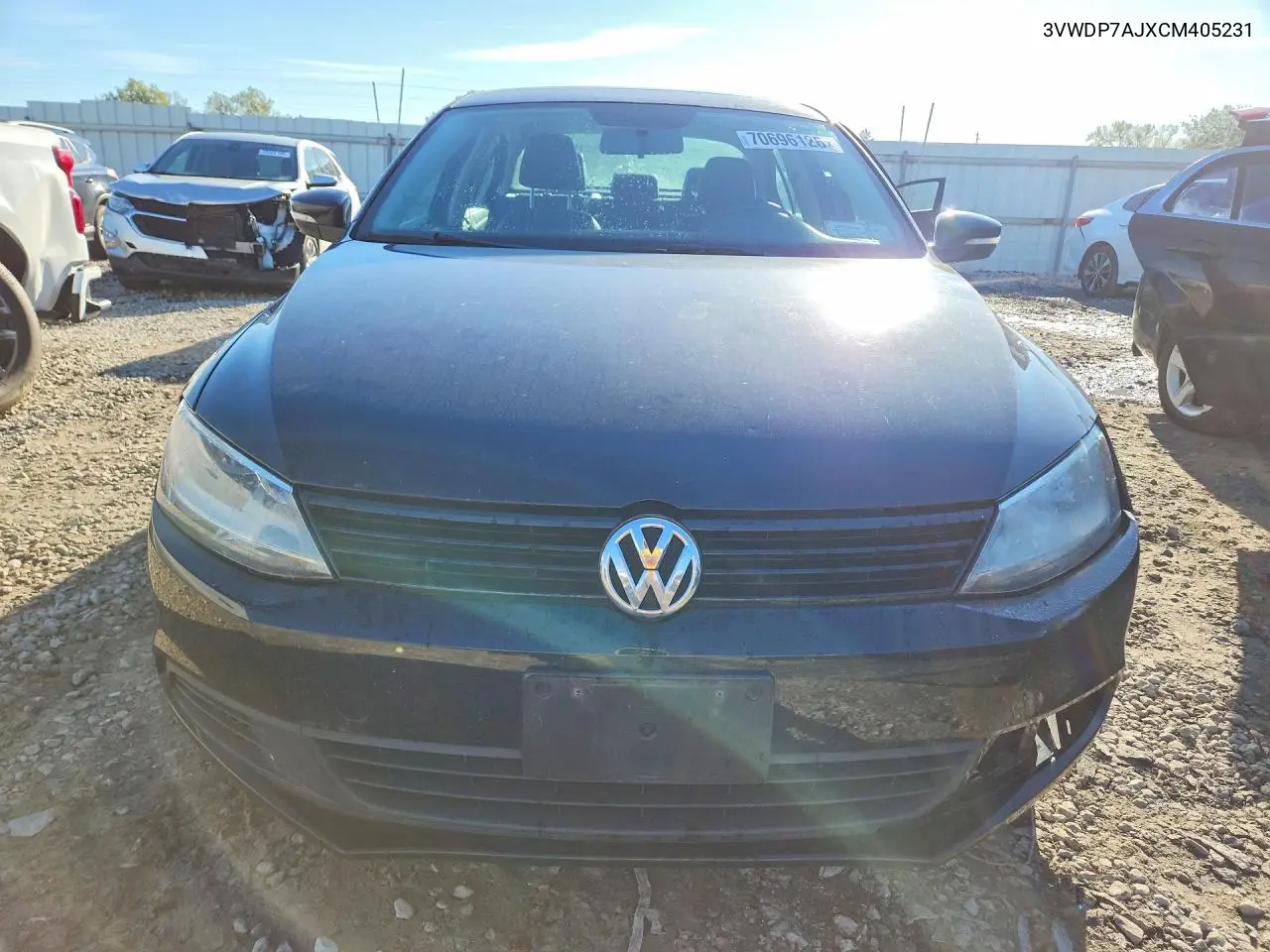 2012 VOLKSWAGEN JETTA VIN 3VWDP7AJXCM405231 — фото 5