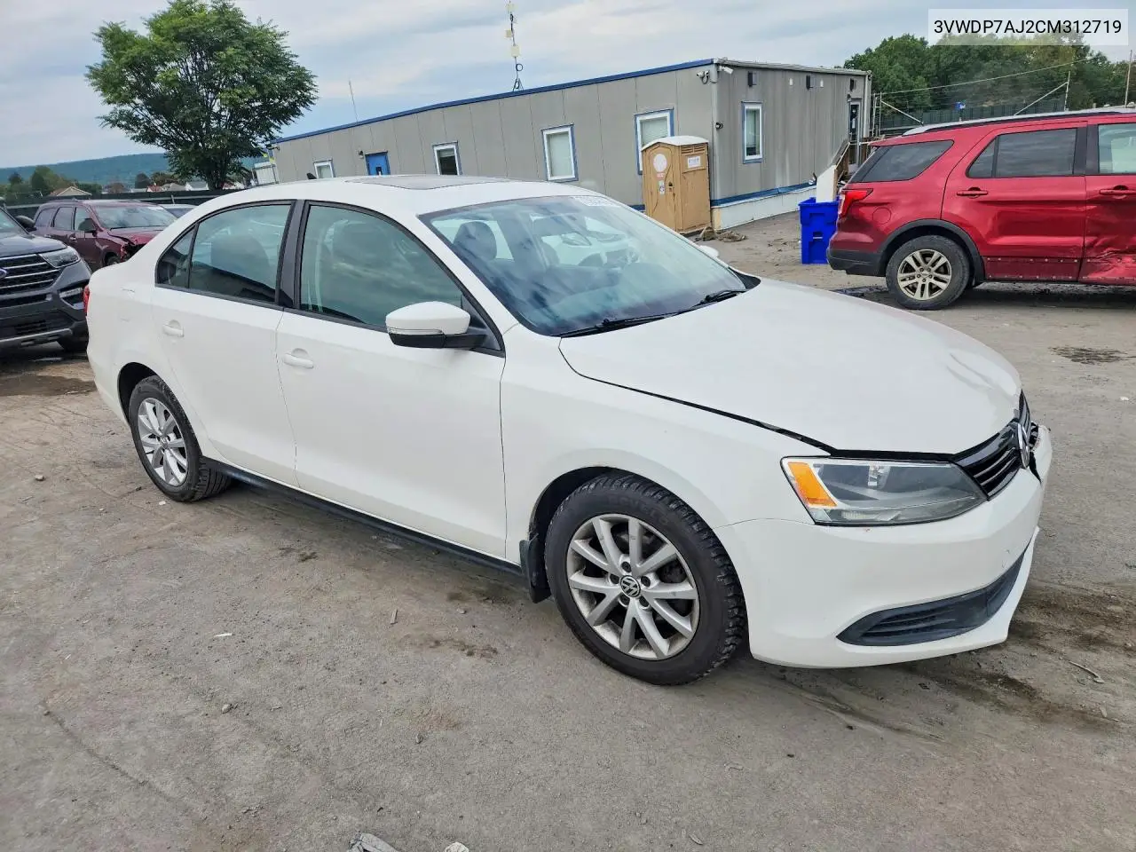 2012 VOLKSWAGEN JETTA VIN 3VWDP7AJ2CM312719 — фото 4