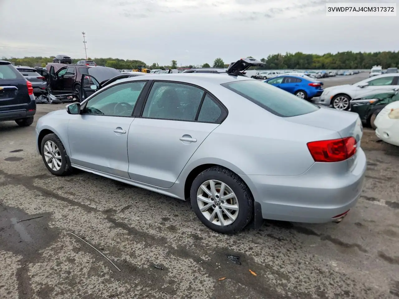 2012 VOLKSWAGEN JETTA VIN 3VWDP7AJ4CM317372 — фото 2