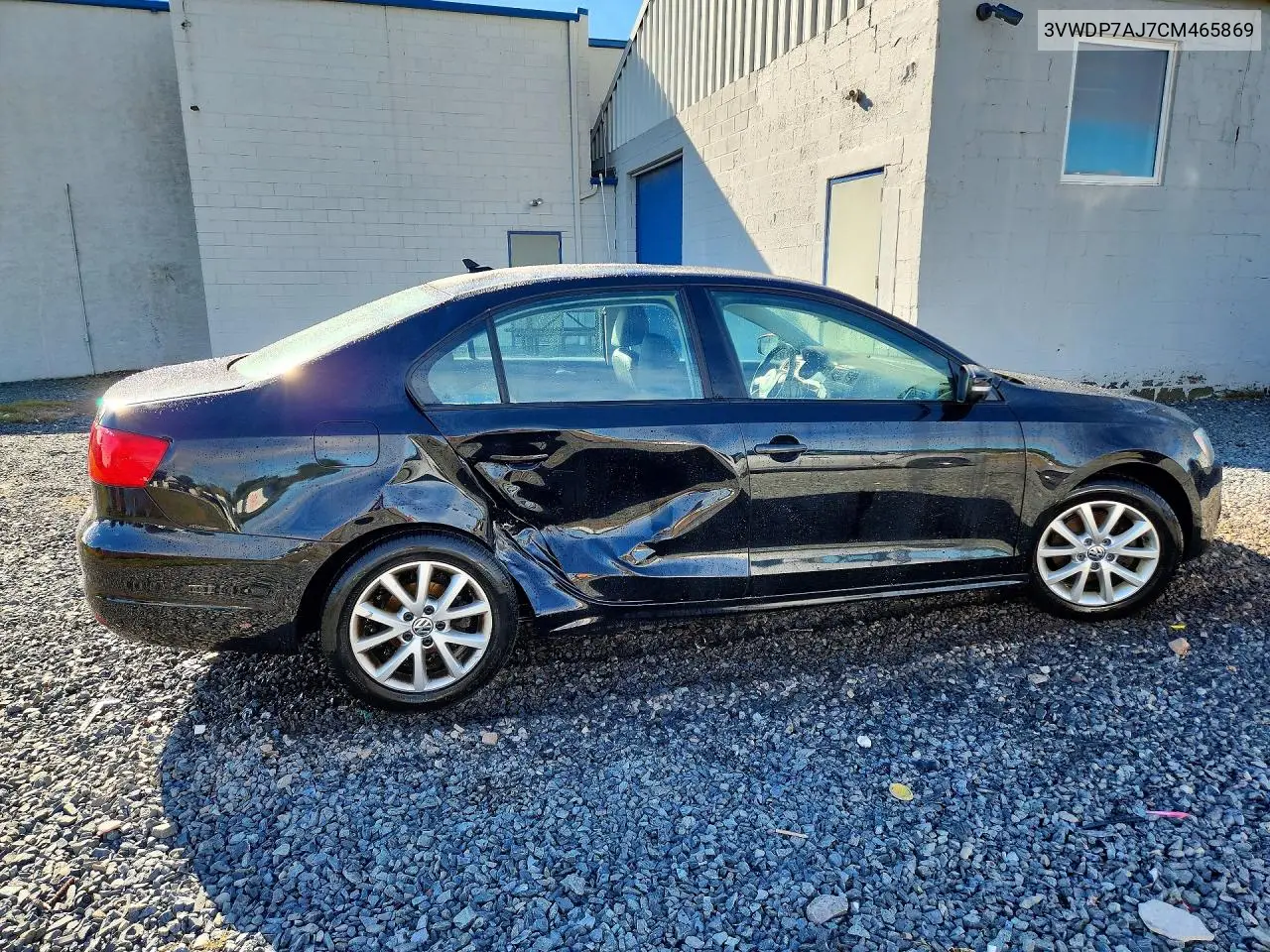 2012 VOLKSWAGEN JETTA VIN 3VWDP7AJ7CM465869 — фото 3