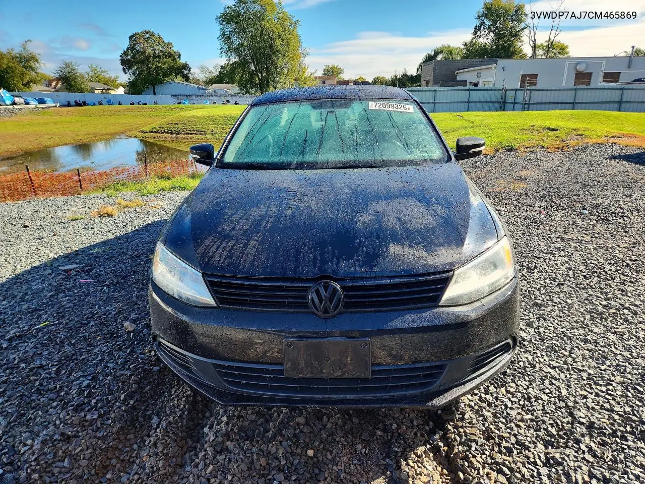 2012 VOLKSWAGEN JETTA VIN 3VWDP7AJ7CM465869 — фото 5