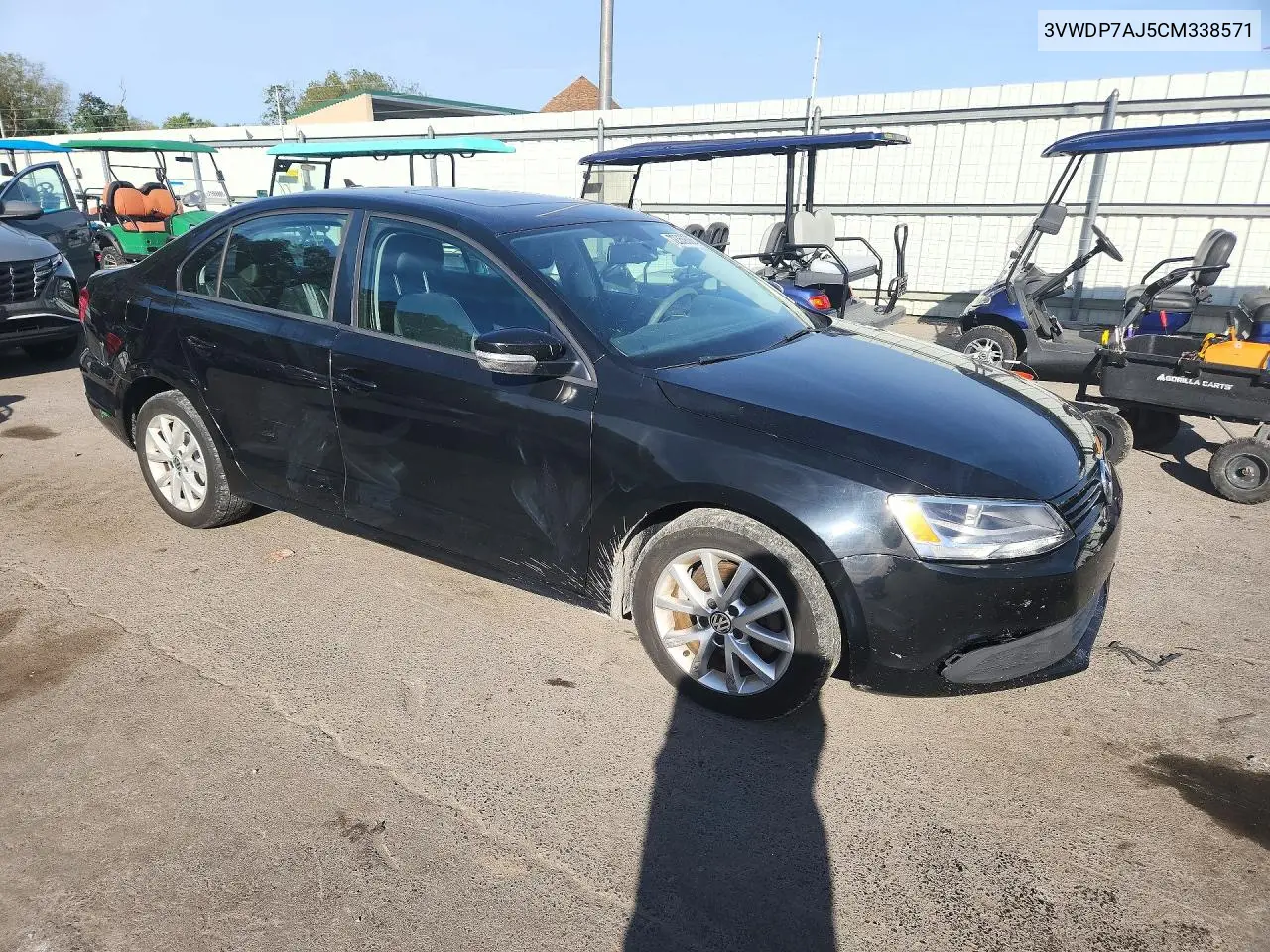 2012 VOLKSWAGEN JETTA VIN 3VWDP7AJ5CM338571 — фото 4