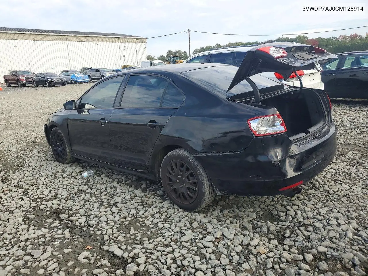 2012 VOLKSWAGEN JETTA VIN 3VWDP7AJ0CM128914 — фото 2