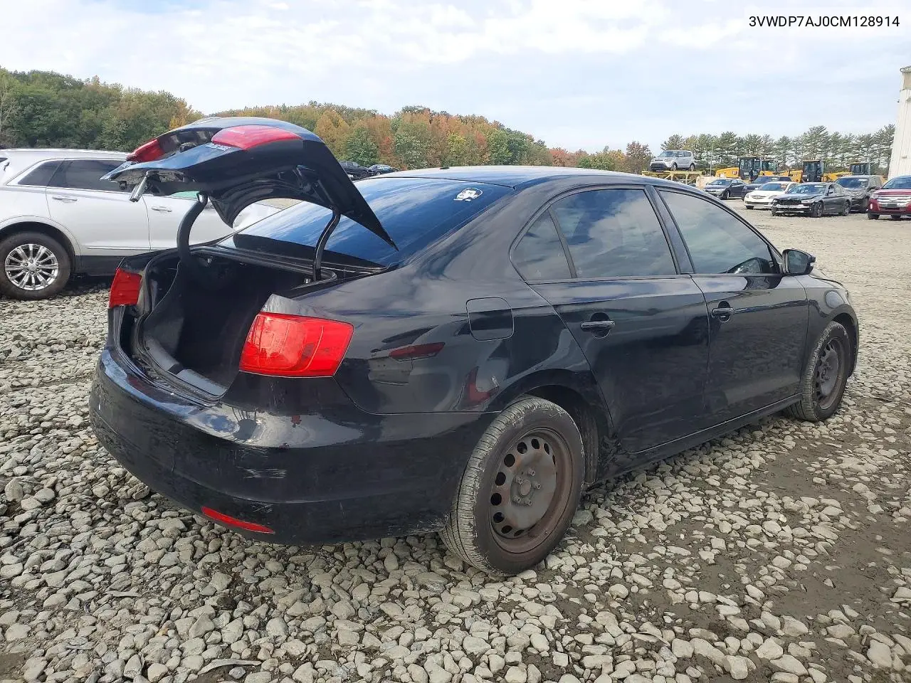2012 VOLKSWAGEN JETTA VIN 3VWDP7AJ0CM128914 — фото 3