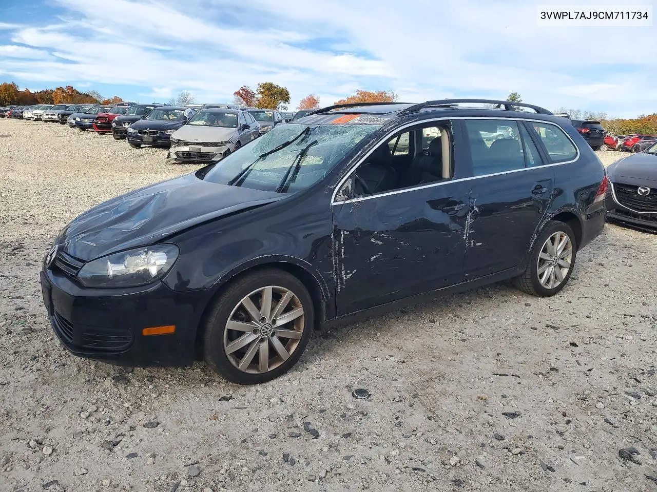 VOLKSWAGEN JETTA 2012, VIN 3VWPL7AJ9CM711734