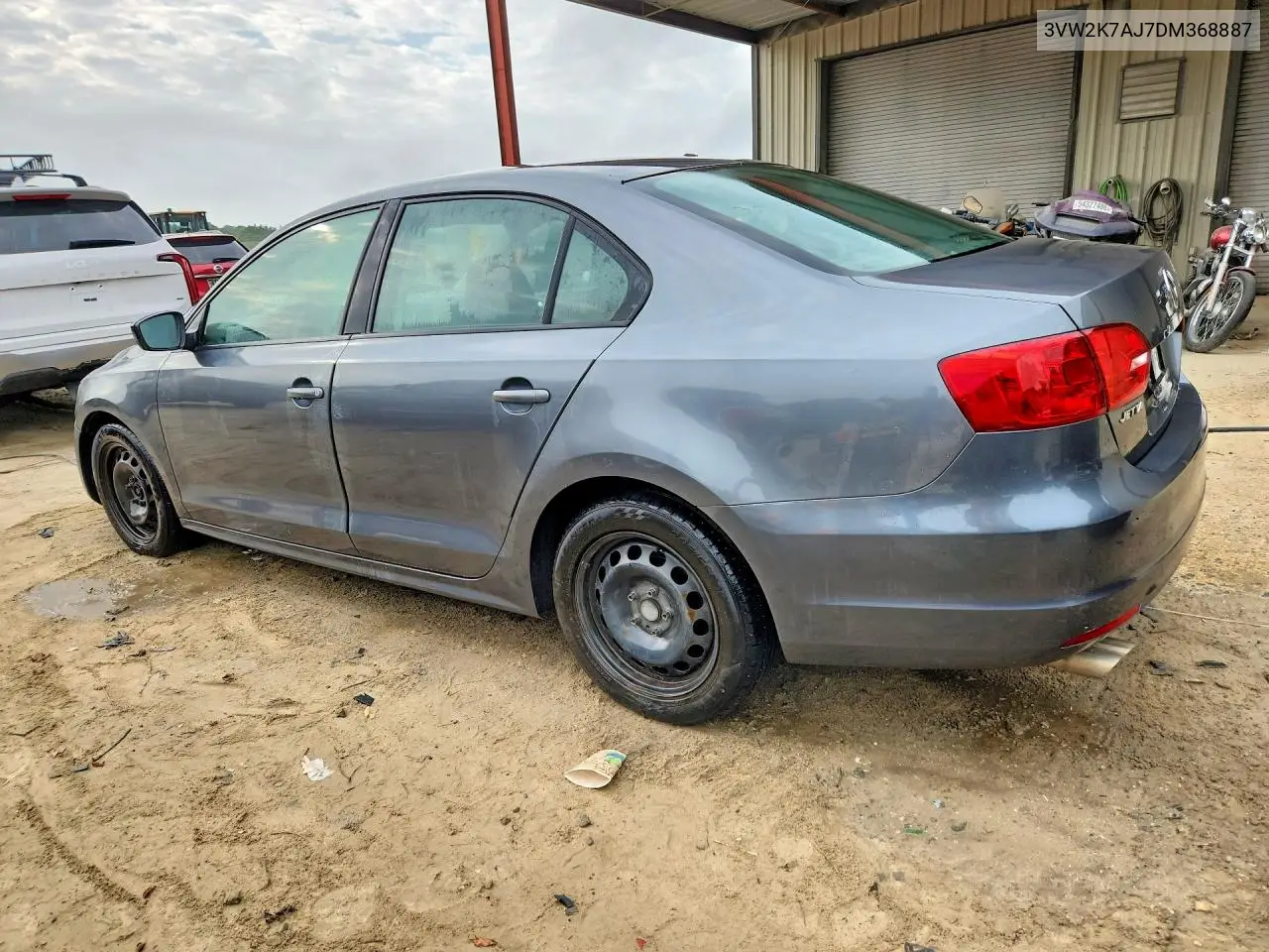 2013 VOLKSWAGEN JETTA VIN 3VW2K7AJ7DM368887 — фото 2
