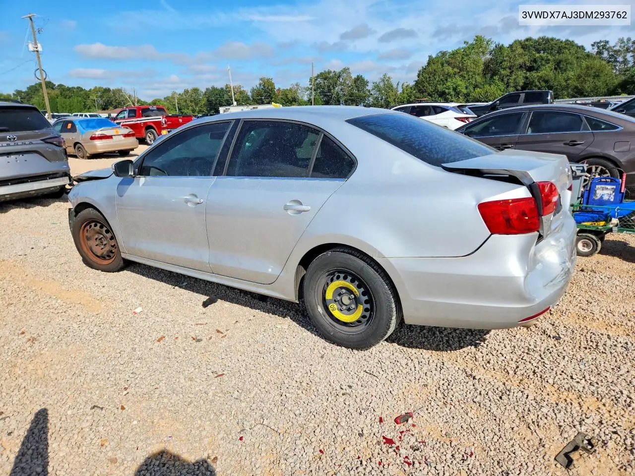 2013 VOLKSWAGEN JETTA VIN 3VWDX7AJ3DM293762 — фото 2