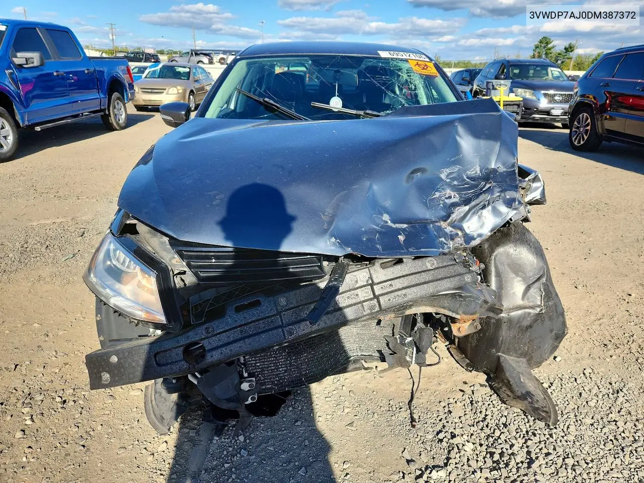 2013 VOLKSWAGEN JETTA VIN 3VWDP7AJ0DM387372 — фото 5