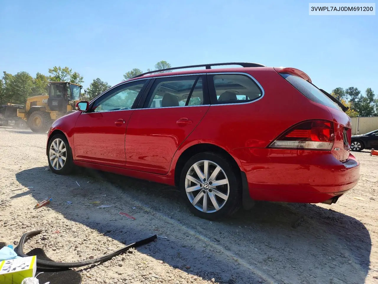 2013 VOLKSWAGEN JETTA VIN 3VWPL7AJ0DM691200 — фото 2