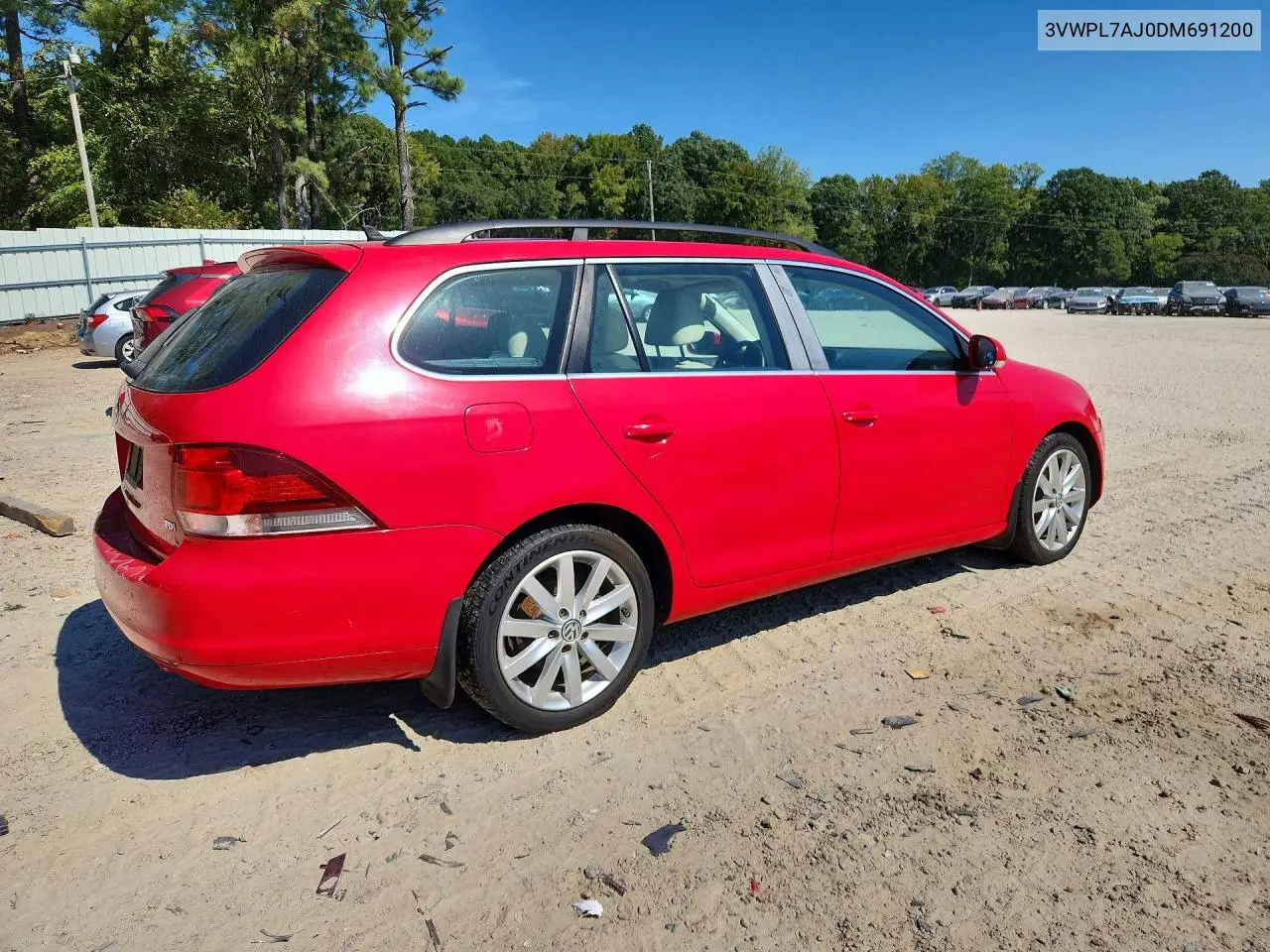 2013 VOLKSWAGEN JETTA VIN 3VWPL7AJ0DM691200 — фото 3