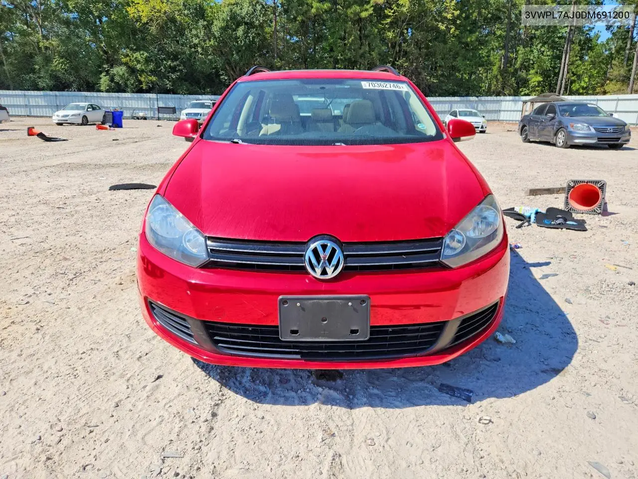 2013 VOLKSWAGEN JETTA VIN 3VWPL7AJ0DM691200 — фото 5