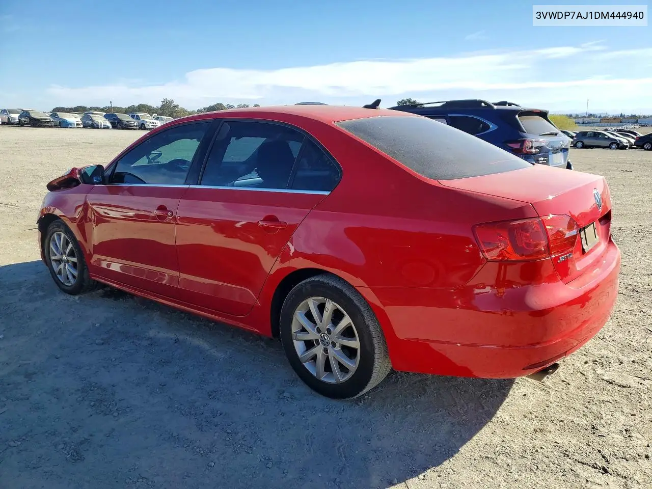 2013 VOLKSWAGEN JETTA VIN 3VWDP7AJ1DM444940 — фото 2
