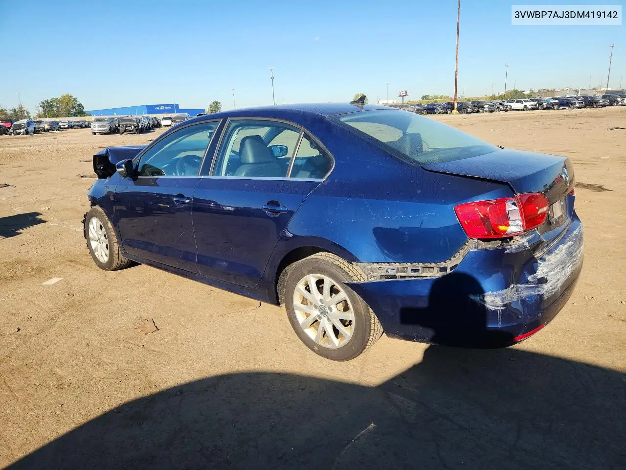 2013 VOLKSWAGEN JETTA VIN 3VWBP7AJ3DM419142 — фото 2