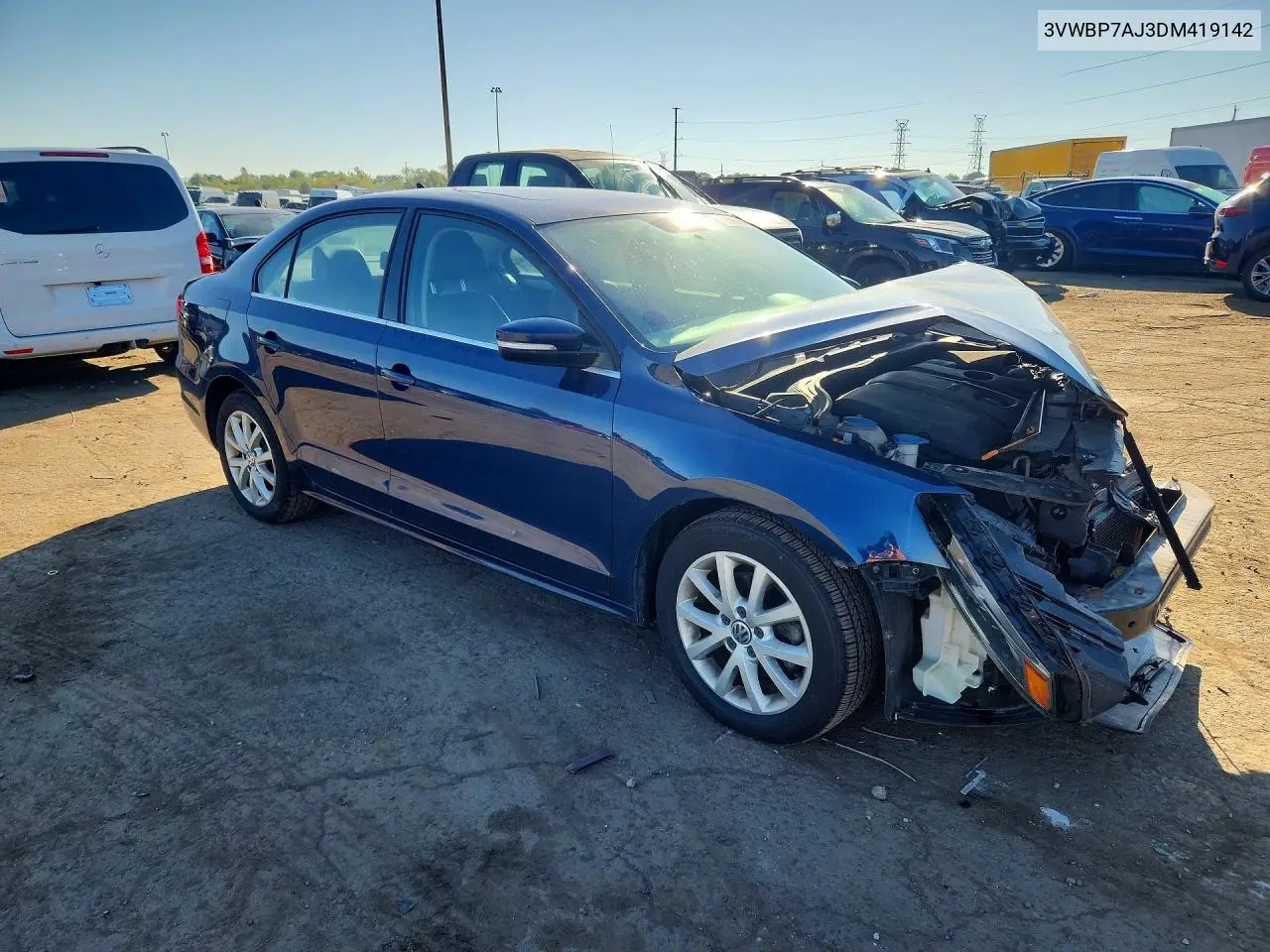2013 VOLKSWAGEN JETTA VIN 3VWBP7AJ3DM419142 — фото 4