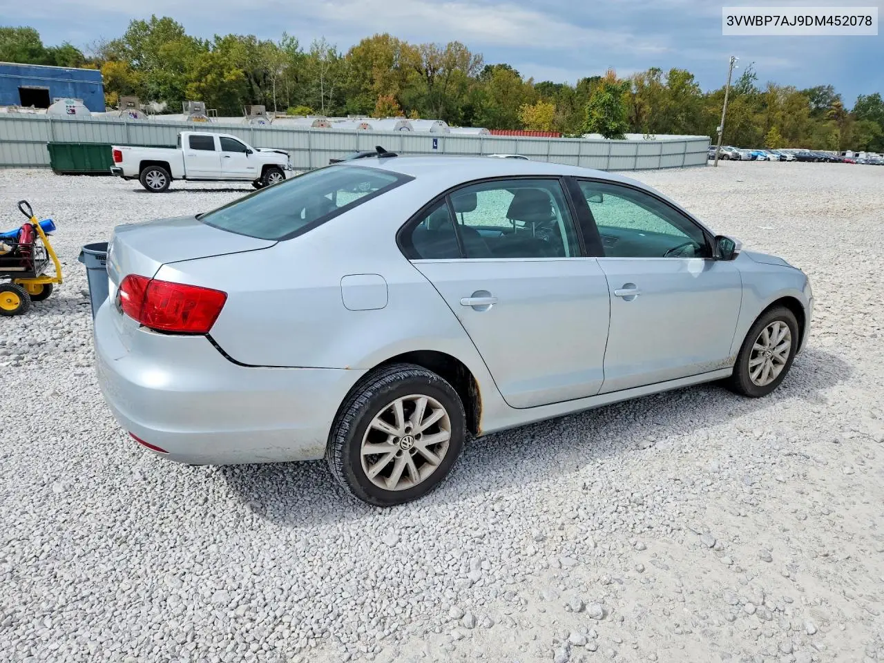 2013 VOLKSWAGEN JETTA VIN 3VWBP7AJ9DM452078 — фото 3