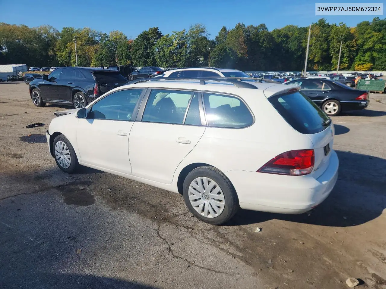 2013 VOLKSWAGEN JETTA VIN 3VWPP7AJ5DM672324 — фото 2
