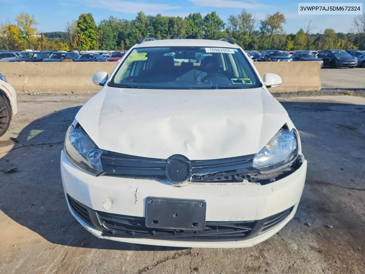 2013 VOLKSWAGEN JETTA VIN 3VWPP7AJ5DM672324 — фото 5