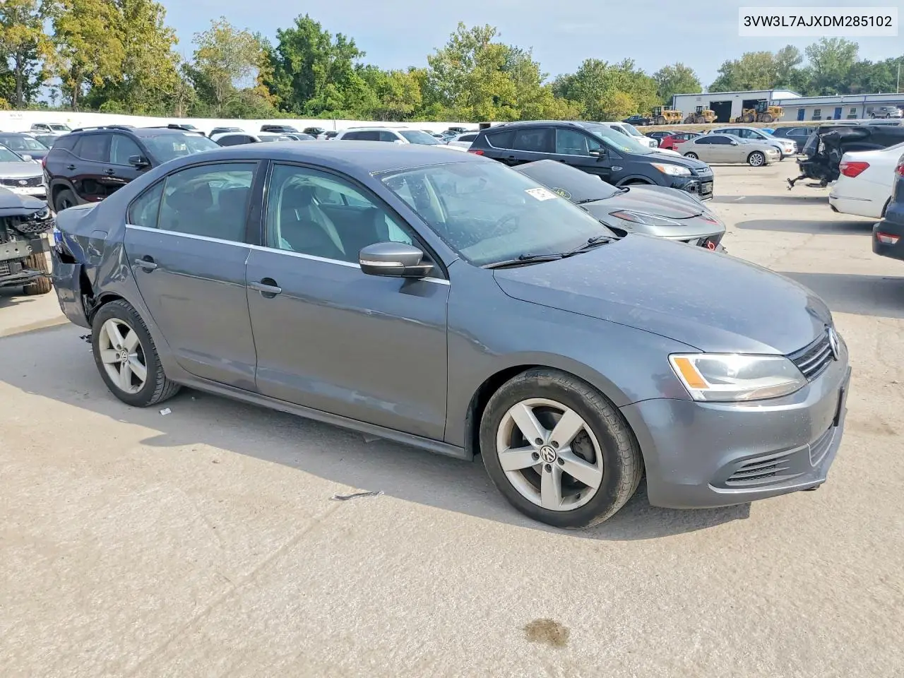 2013 VOLKSWAGEN JETTA VIN 3VW3L7AJXDM285102 — фото 4
