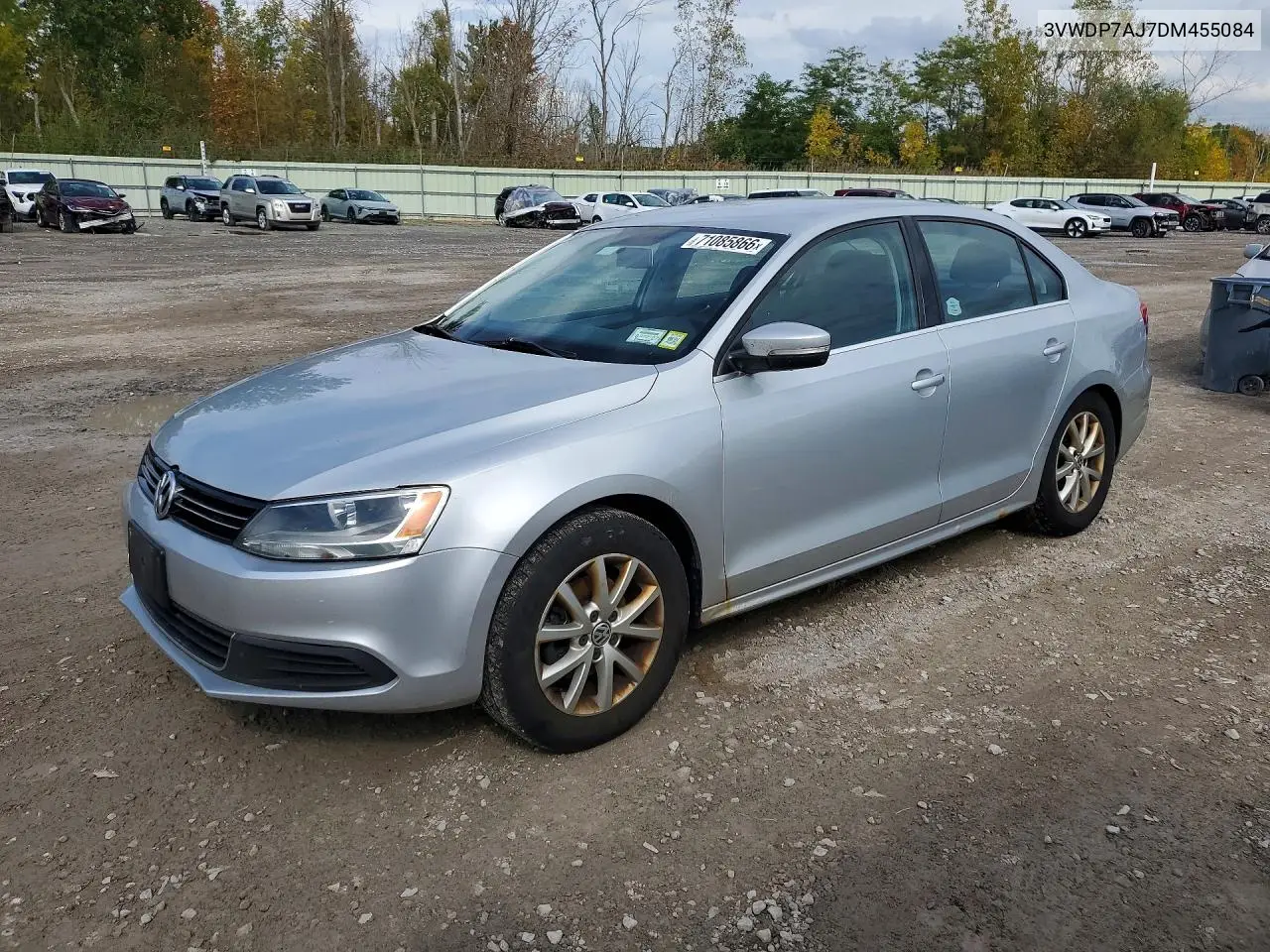 VOLKSWAGEN JETTA 2013, VIN 3VWDP7AJ7DM455084