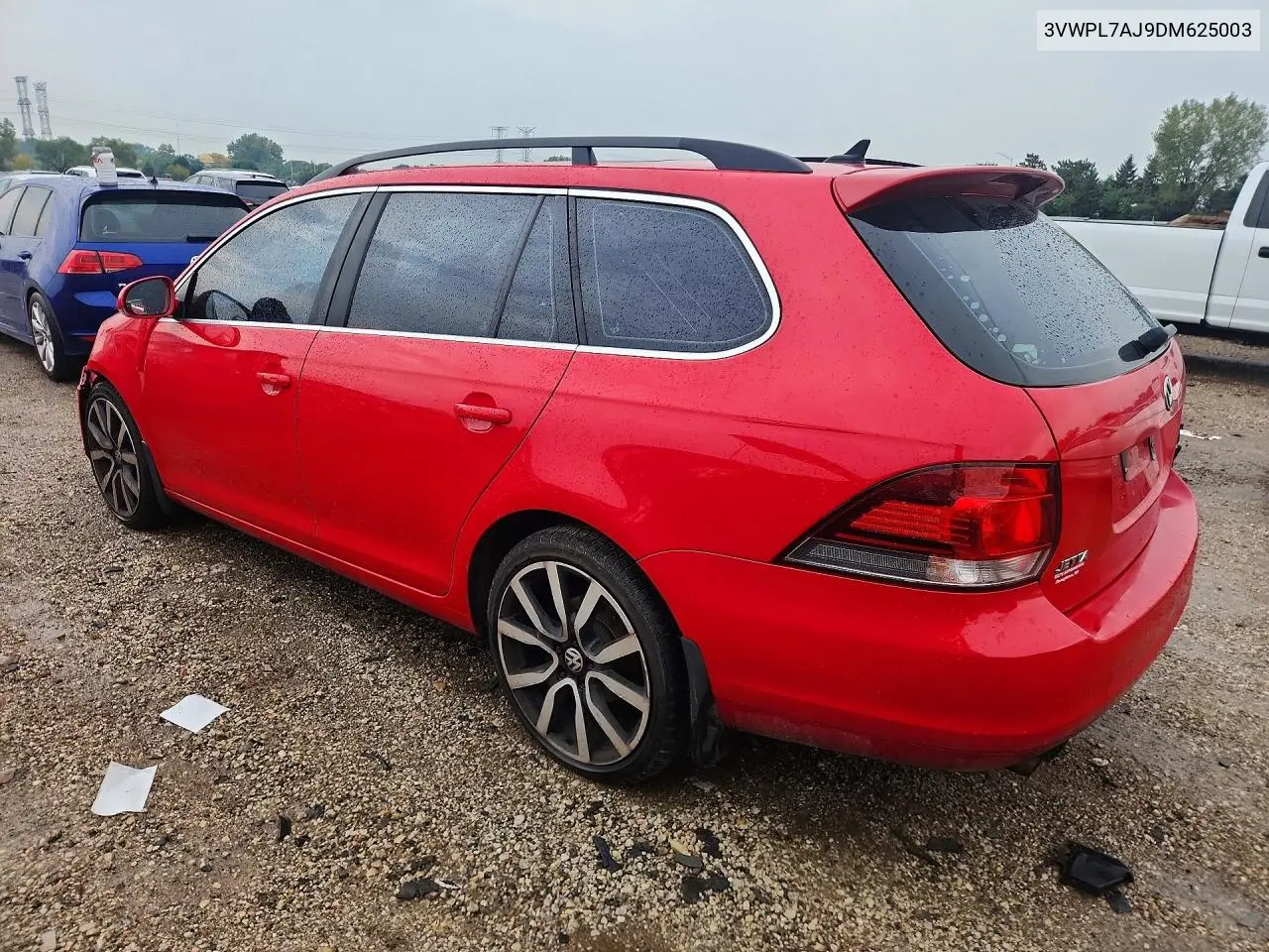 2013 VOLKSWAGEN JETTA VIN 3VWPL7AJ9DM625003 — фото 2