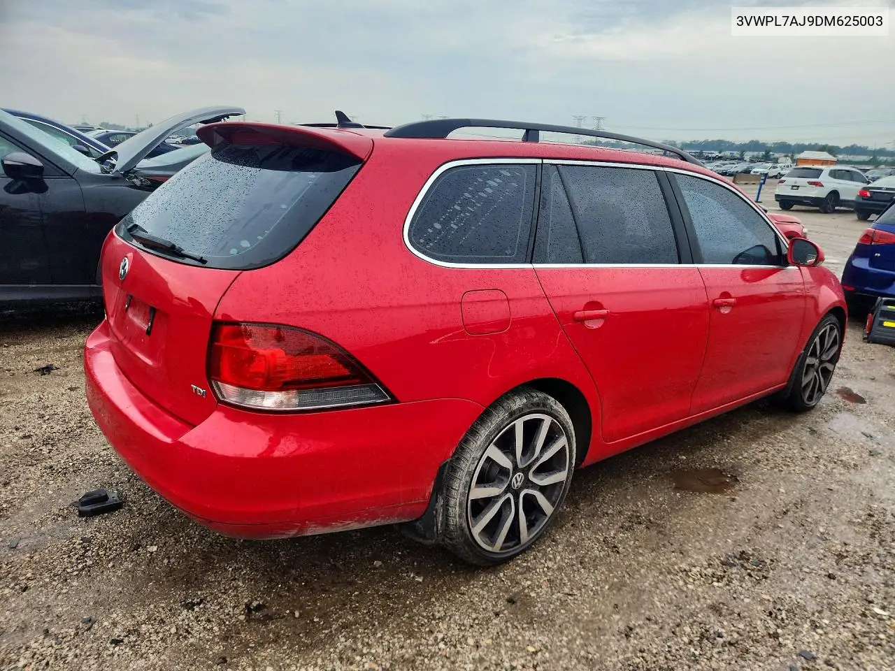 2013 VOLKSWAGEN JETTA VIN 3VWPL7AJ9DM625003 — фото 3
