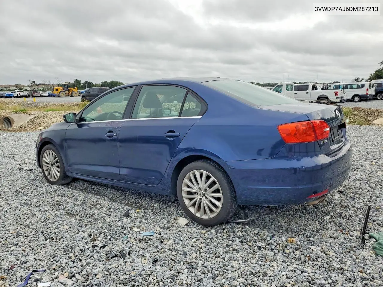 2013 VOLKSWAGEN JETTA VIN 3VWDP7AJ6DM287213 — фото 2