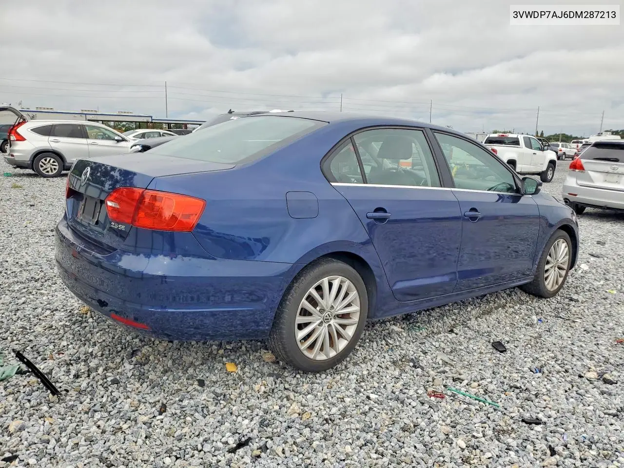 2013 VOLKSWAGEN JETTA VIN 3VWDP7AJ6DM287213 — фото 3