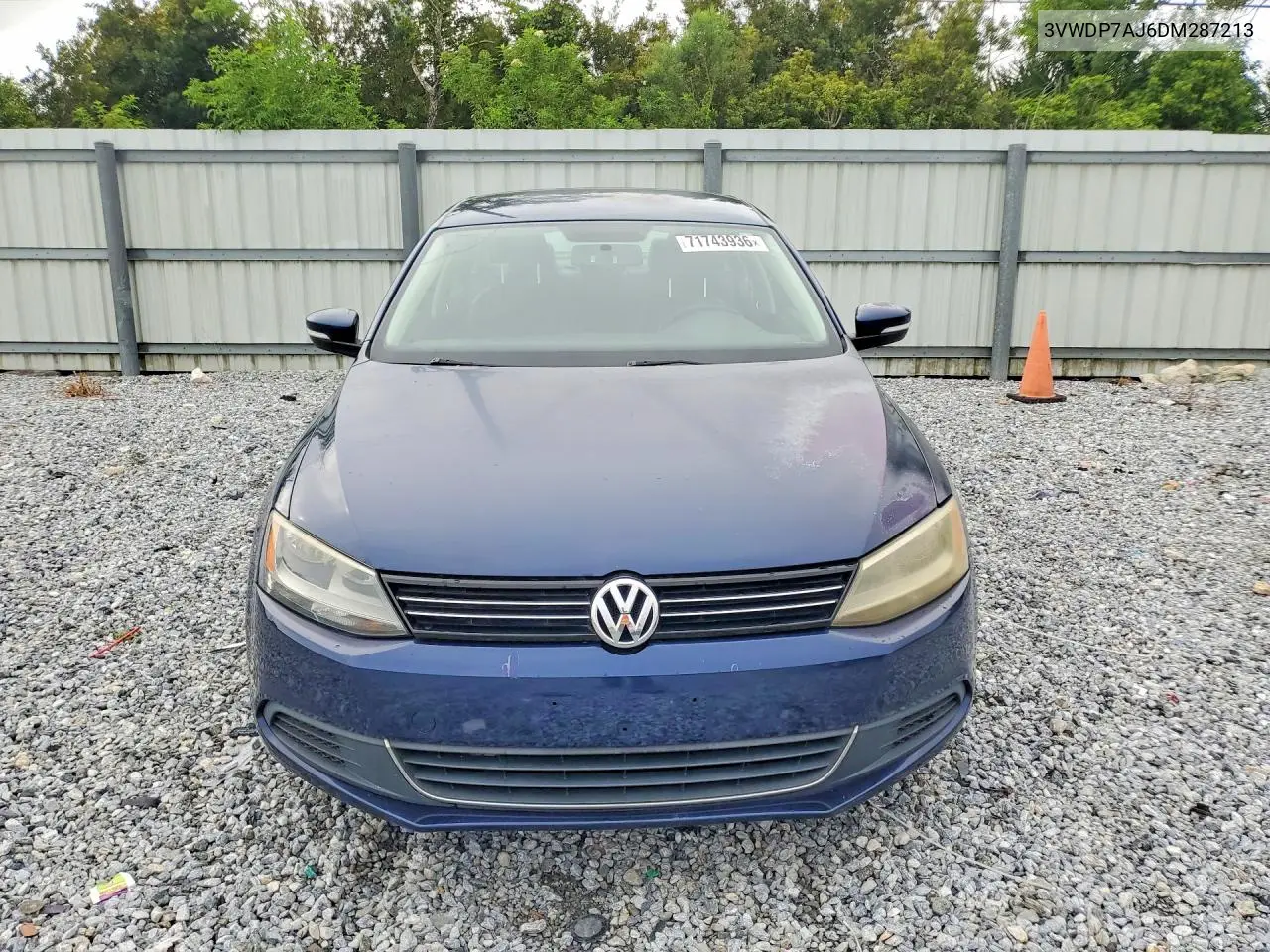 2013 VOLKSWAGEN JETTA VIN 3VWDP7AJ6DM287213 — фото 5