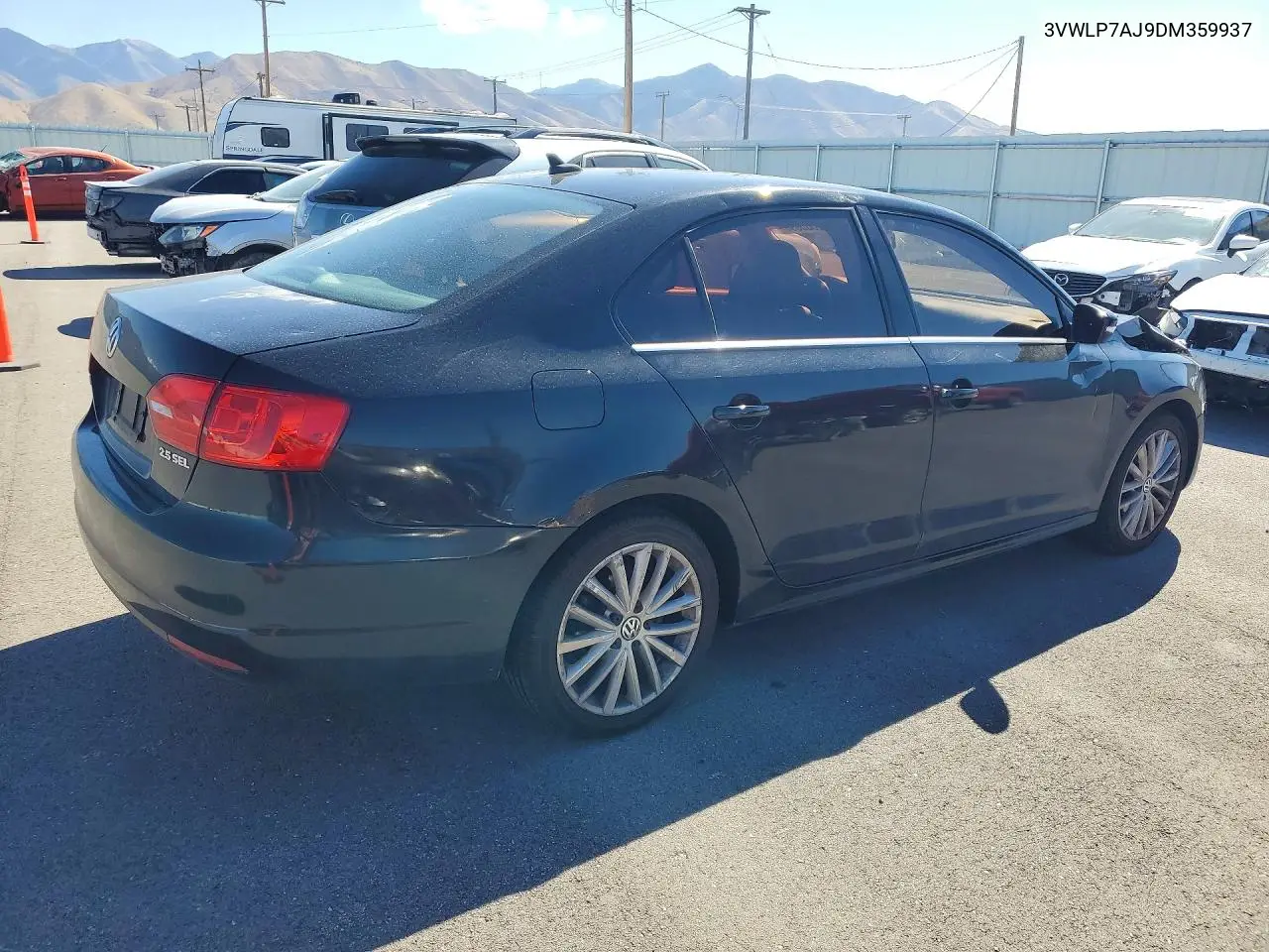 2013 VOLKSWAGEN JETTA VIN 3VWLP7AJ9DM359937 — фото 3