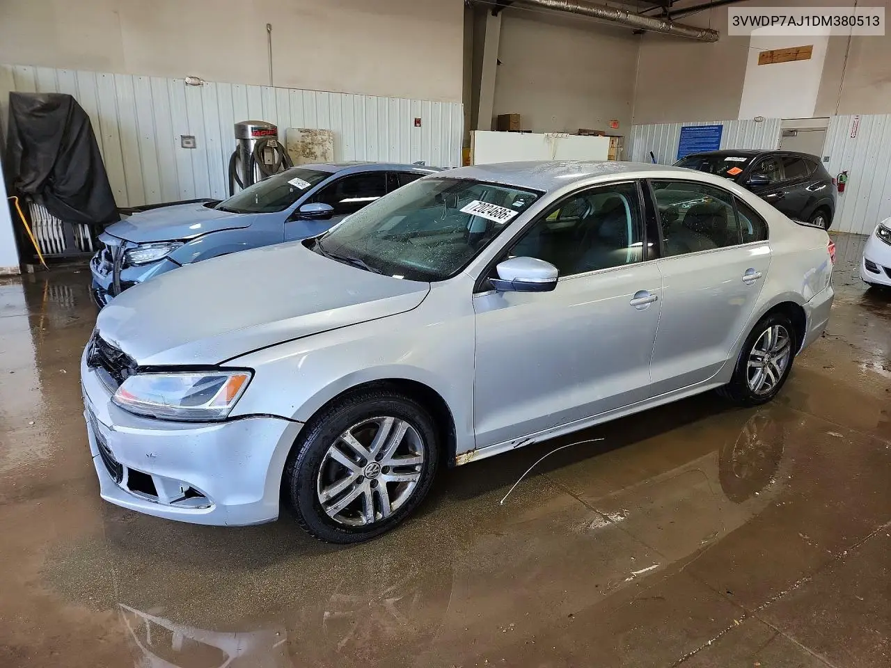 VOLKSWAGEN JETTA 2013, VIN 3VWDP7AJ1DM380513