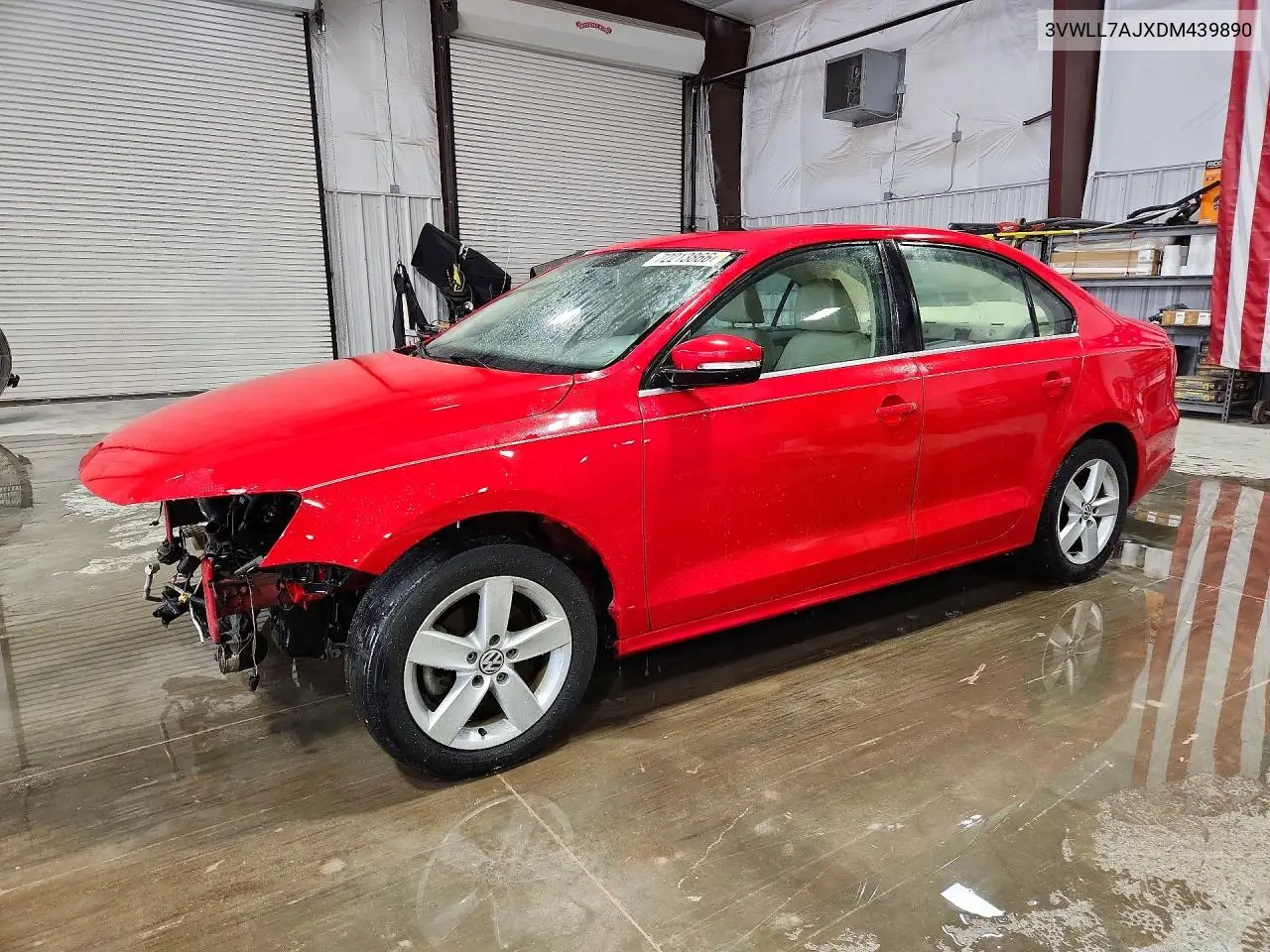 VOLKSWAGEN JETTA 2013, VIN 3VWLL7AJXDM439890
