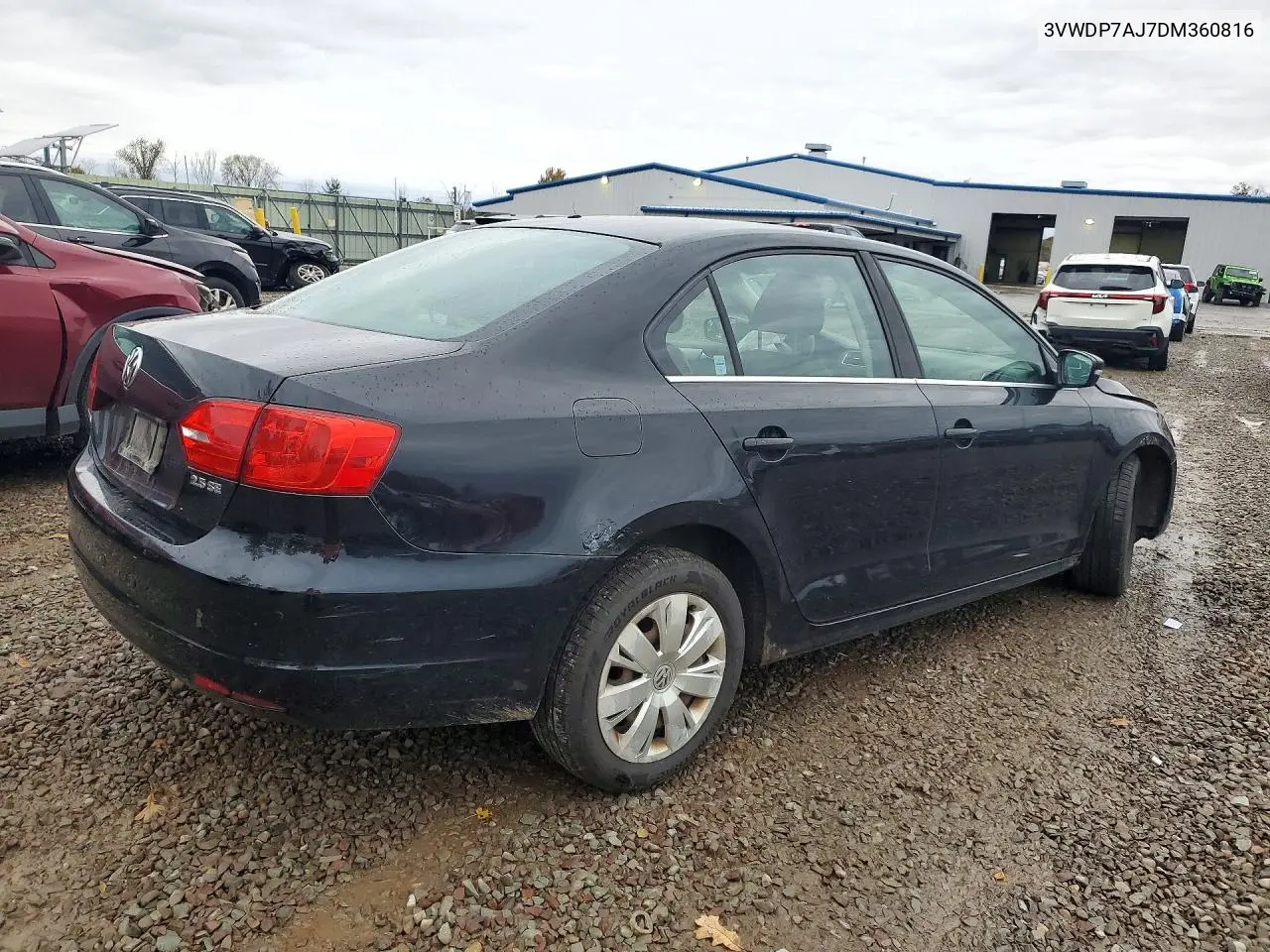 2013 VOLKSWAGEN JETTA VIN 3VWDP7AJ7DM360816 — фото 3