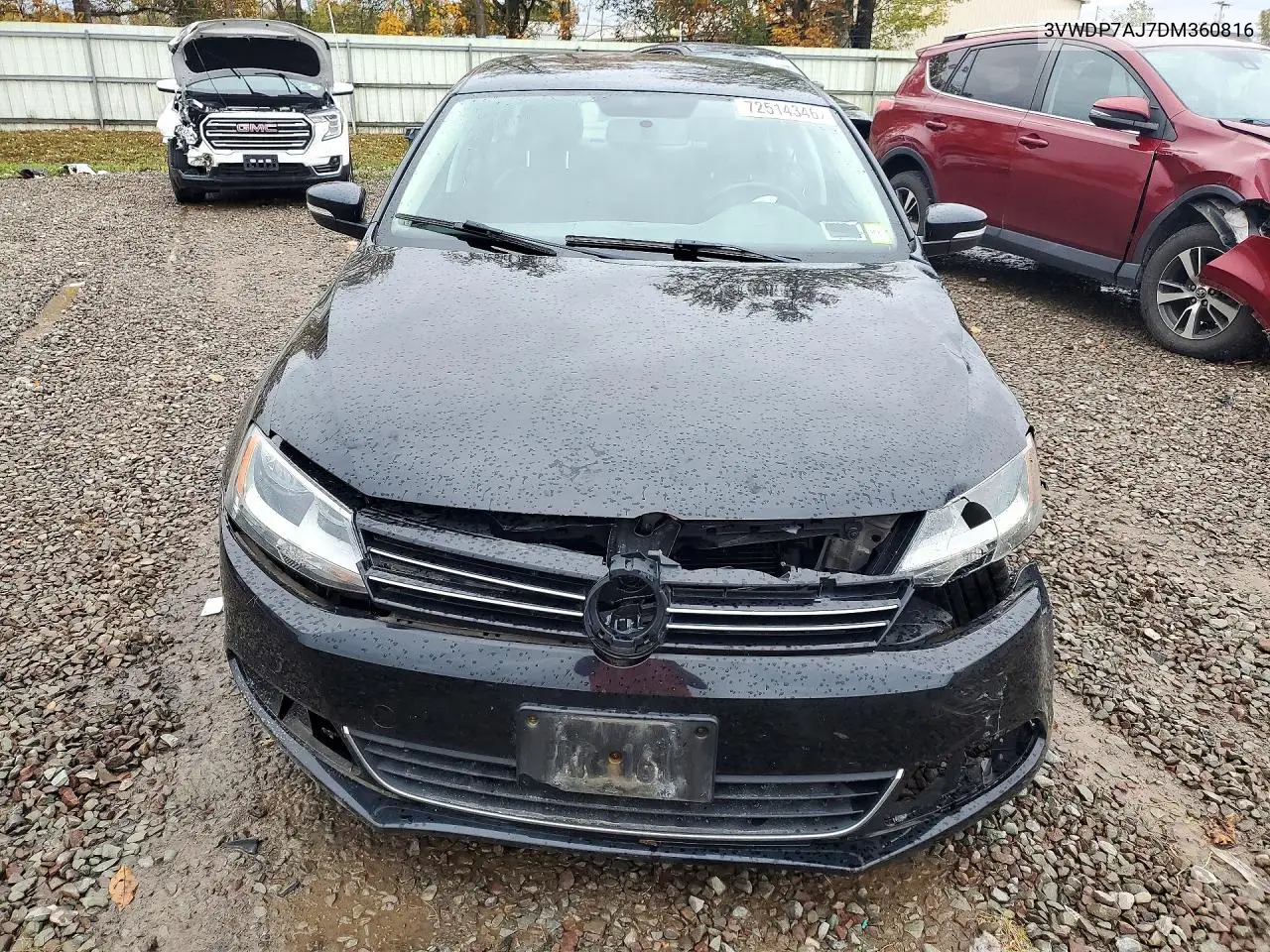 2013 VOLKSWAGEN JETTA VIN 3VWDP7AJ7DM360816 — фото 5