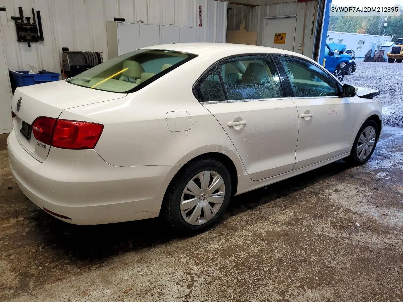 2013 VOLKSWAGEN JETTA VIN 3VWDP7AJ2DM212895 — фото 3