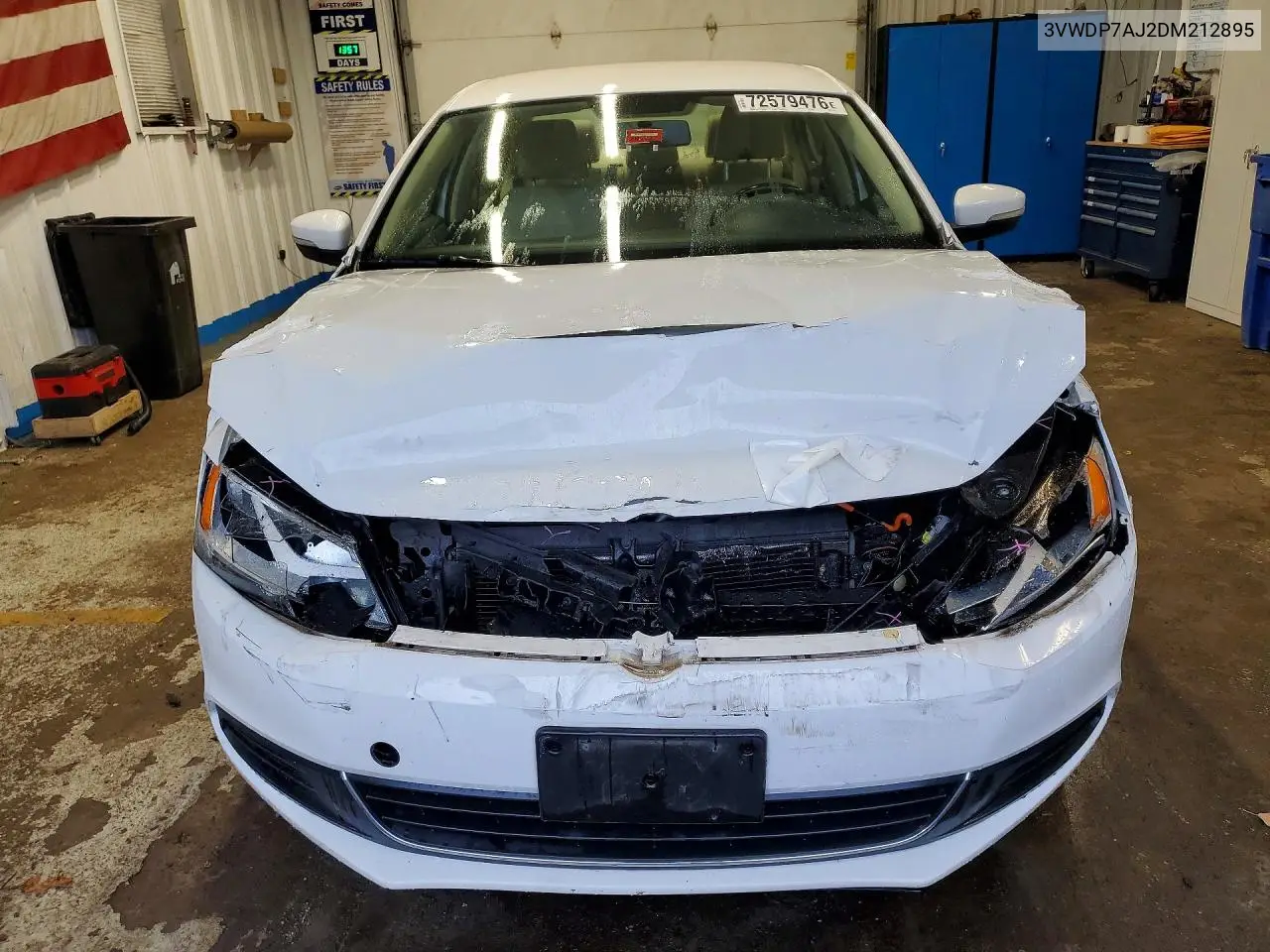 2013 VOLKSWAGEN JETTA VIN 3VWDP7AJ2DM212895 — фото 5
